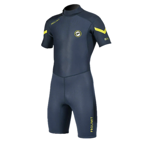 PL Grommet Shorty 2/2 children's wetsuit blue/yellow
